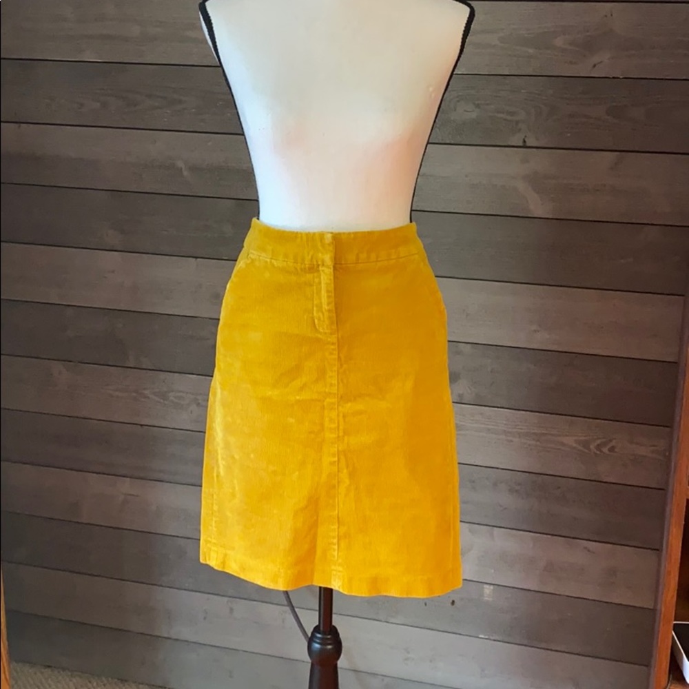 J Crew Corduroy Pencil Skirt